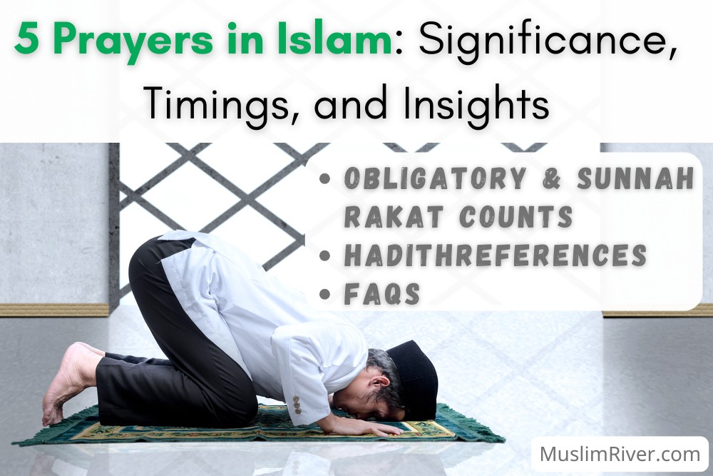 Deepen spirituality and cultivate peace with our guide on the 5 prayers in Islam: their significance, timings, and key insights.